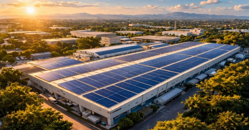 โซล่าเซลล์โรงงาน โซล่าเซลล์ขนาดใหญ่